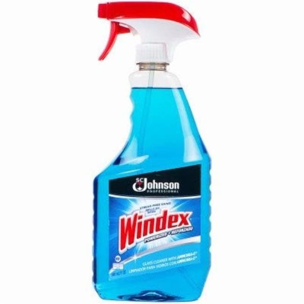 Rj Schinner RJ Schinner 210586 32 oz Windex Blue Glass Cleaner with Ammonia-D Trigger Spray Bottle - Pack of 8 210586